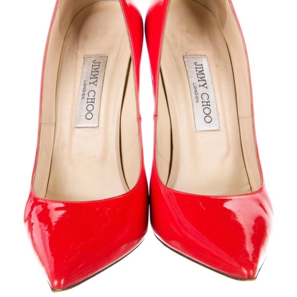 Jimmy Choo Patent Leather Stiletto - Picture 9 of 11